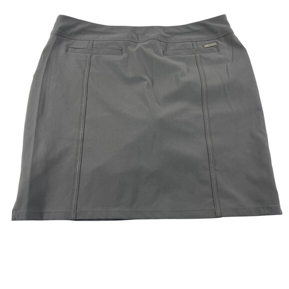 Adidas Women's Golf Skort Medium Gray Polyester Spandex - Picture 5 of 7